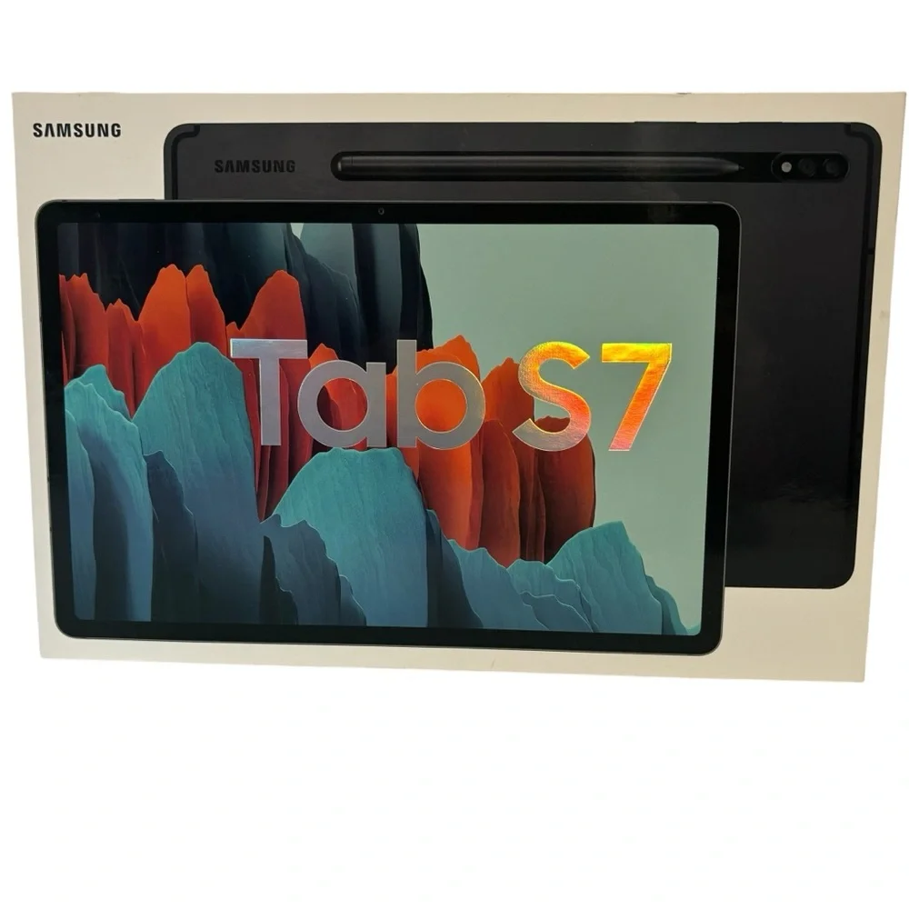 SAMSUNG GALAXY Tab S7 NEW EMPTY BOX WITH KEY & paperwork Gift box